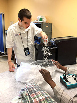 Forum School student in structured learning experience in community - private special education school Waldwick NJ