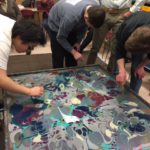 Turkish Marbeling Art Project - Forum School - Private Special Education School, Waldwick NJ