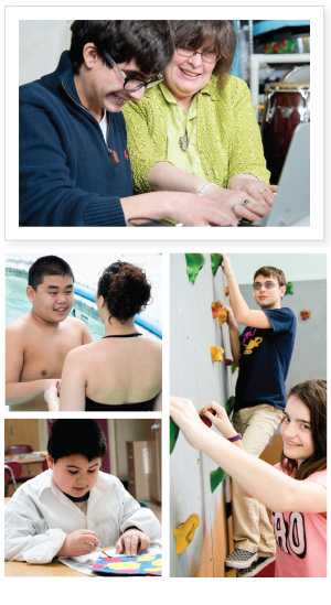 Students receiving various therapies at The Forum School - private special education school in Wykoff NJ