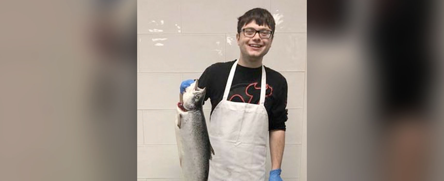 Tommy at the fish market article photo