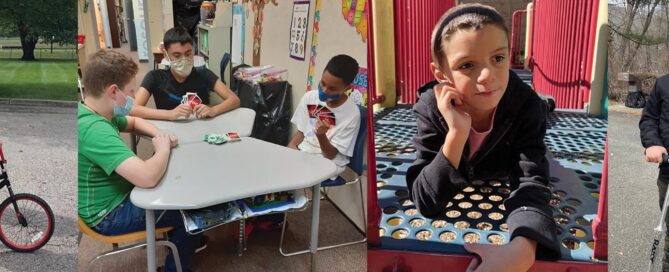 students learning in fun enviromnent beyond the classroom