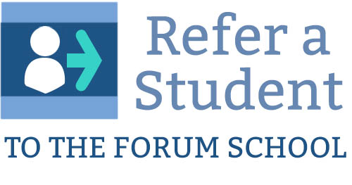 refer a student badge and link to form