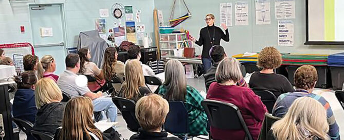 Forum staff participating in professional development