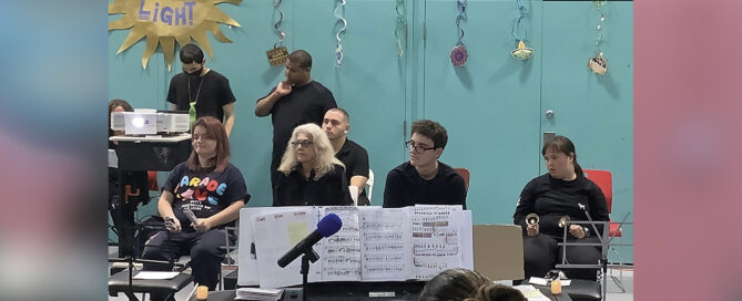 Forum students performing music